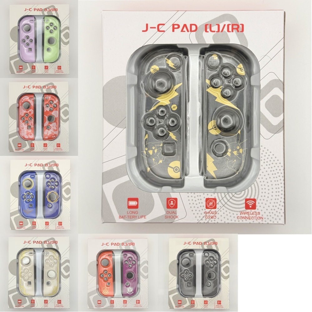 J-C Pad Nintendo Switch Joycon Controllers (L/R) - Multiple Colors